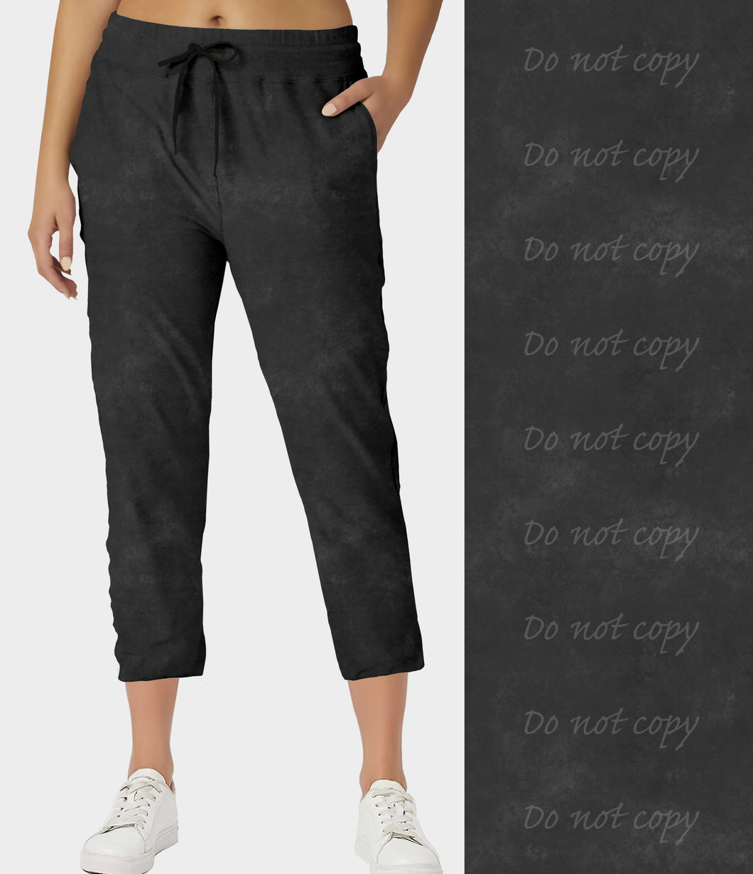 RTS - Charcoal Capri Joggers