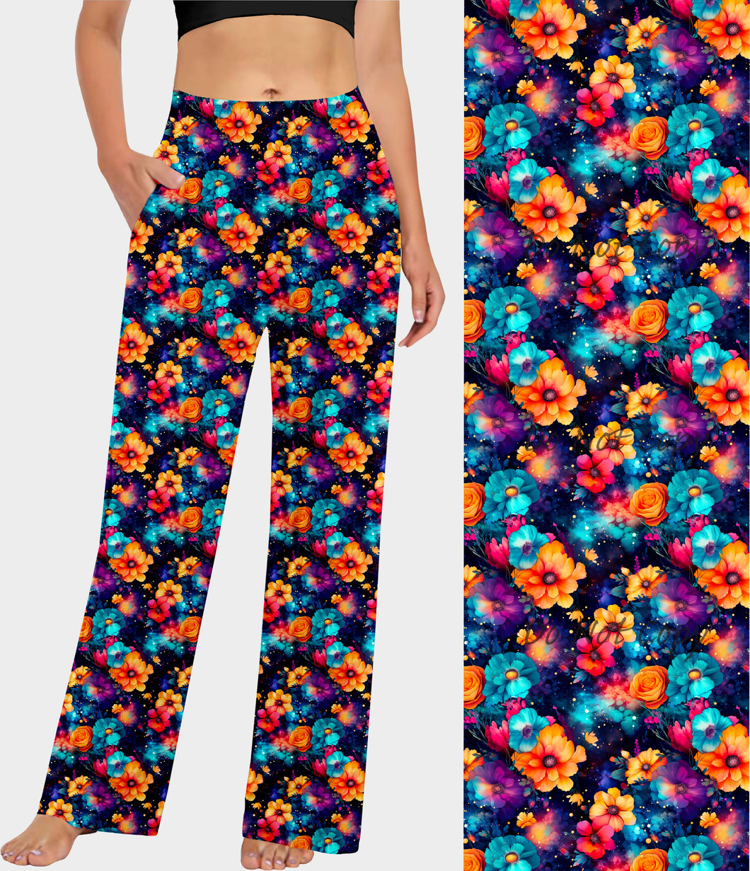 RTS - Cosmo Flowers Lounge Pants