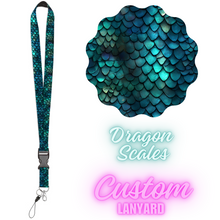 Load image into Gallery viewer, CUSTOM LANYARDS-DRAGON SCALES
