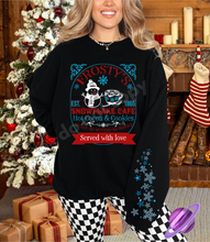 Load image into Gallery viewer, FROSTY CAFE- CREWNECK SWEATSHIRT  W/ SLEEVE PRINT
