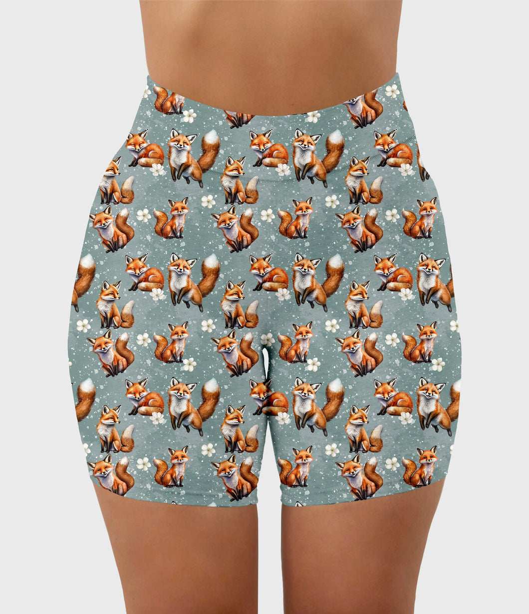 RTS - Happy Fox Biker Shorts