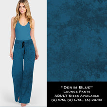 Load image into Gallery viewer, Denim Blue *Color Collection* - Lounge Pants
