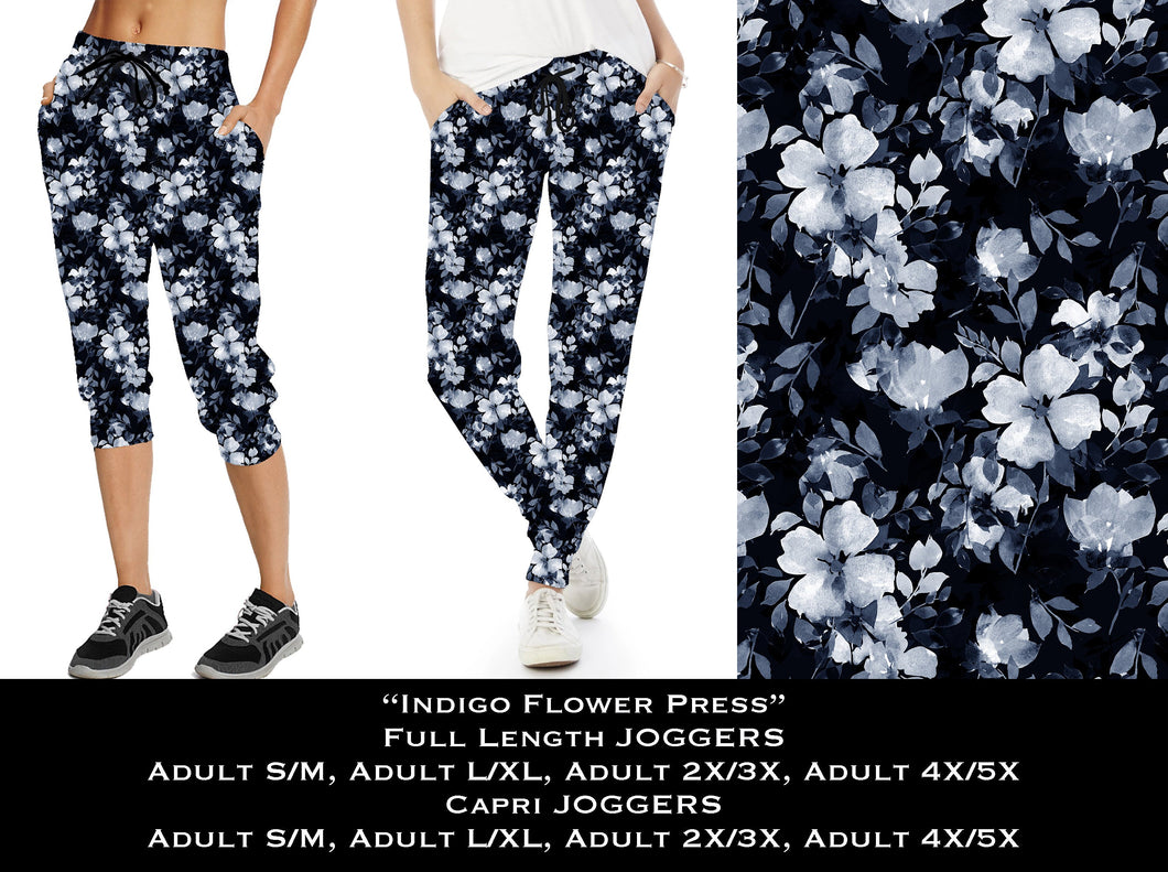 Indigo Flower Press - Full & Capri Joggers