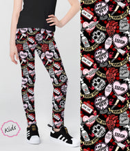 Load image into Gallery viewer, RTS - Kids True Crime Leggings w/ Pockets
