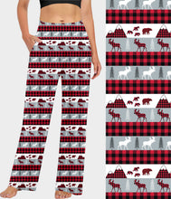 Load image into Gallery viewer, RTS - Lumberjack Stripes Lounge Pants
