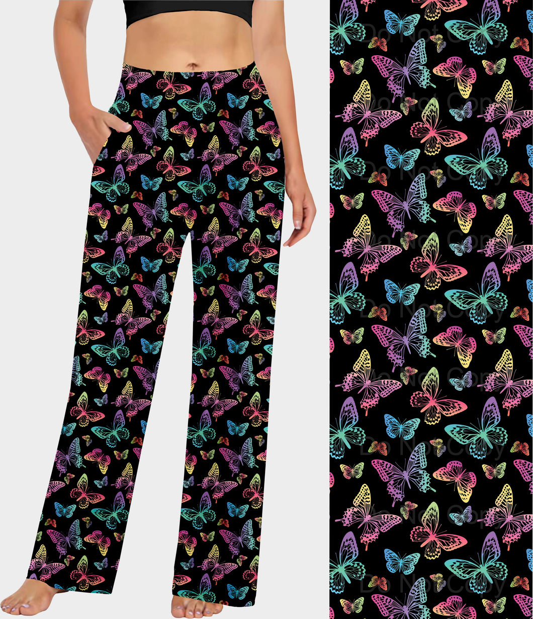 RTS - Rainbow Butterflies Lounge Pants