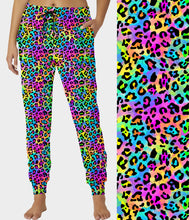 Load image into Gallery viewer, RTS - Rainbow Leopard Joggers
