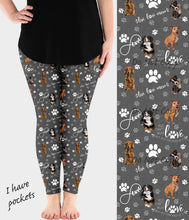 Load image into Gallery viewer, RTS - Rescue Dogs Leggings w/ Pockets
