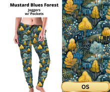 Load image into Gallery viewer, Mustard Blues Forest Joggers
