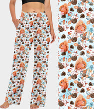 Load image into Gallery viewer, RTS - Snowy Squirrel Lounge Pants
