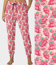 Load image into Gallery viewer, RTS - Strawberry Kitty Joggers
