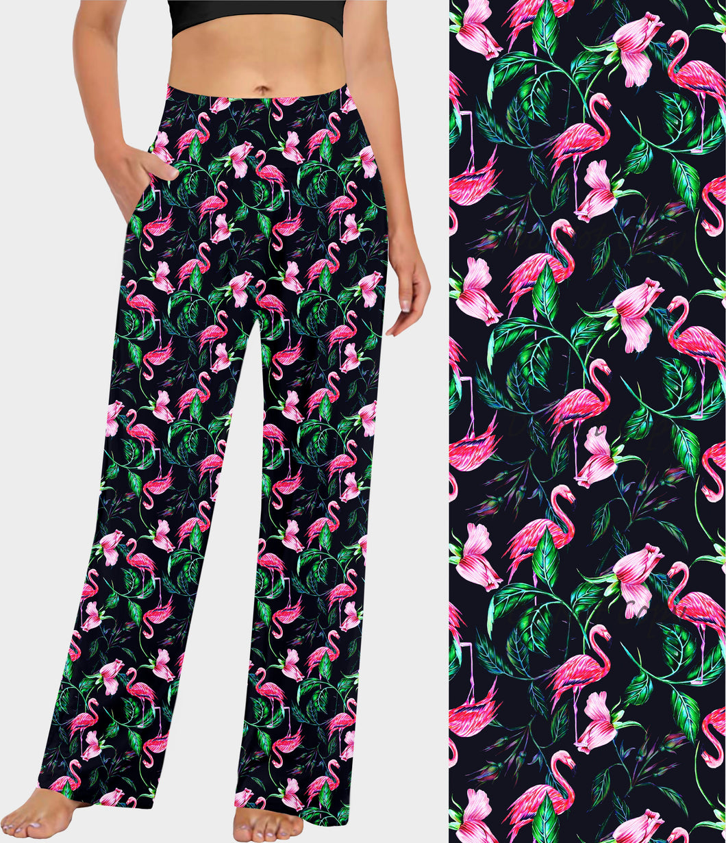 RTS - Vibrant Flamingo Lounge Pants