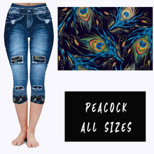 Load image into Gallery viewer, LEGGING JEAN RUN-PEACOCK (ACTIVE BACK POCKETS)
