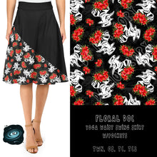 Load image into Gallery viewer, SWING SKIRT RUN- FLORAL DOC
