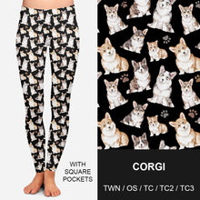 Load image into Gallery viewer, RTS - Corgi Leggings w/ Pockets
