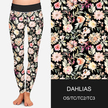 Load image into Gallery viewer, RTS - Dahlias Leggings w/ Pockets
