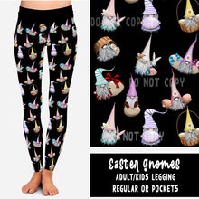 Load image into Gallery viewer, SPRING BASH RUN-EASTER GNOMES LEGGINGS/JOGGERS
