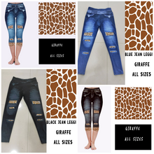 Load image into Gallery viewer, LEGGING JEAN RUN-GIRAFFE (ACTIVE BACK POCKETS)
