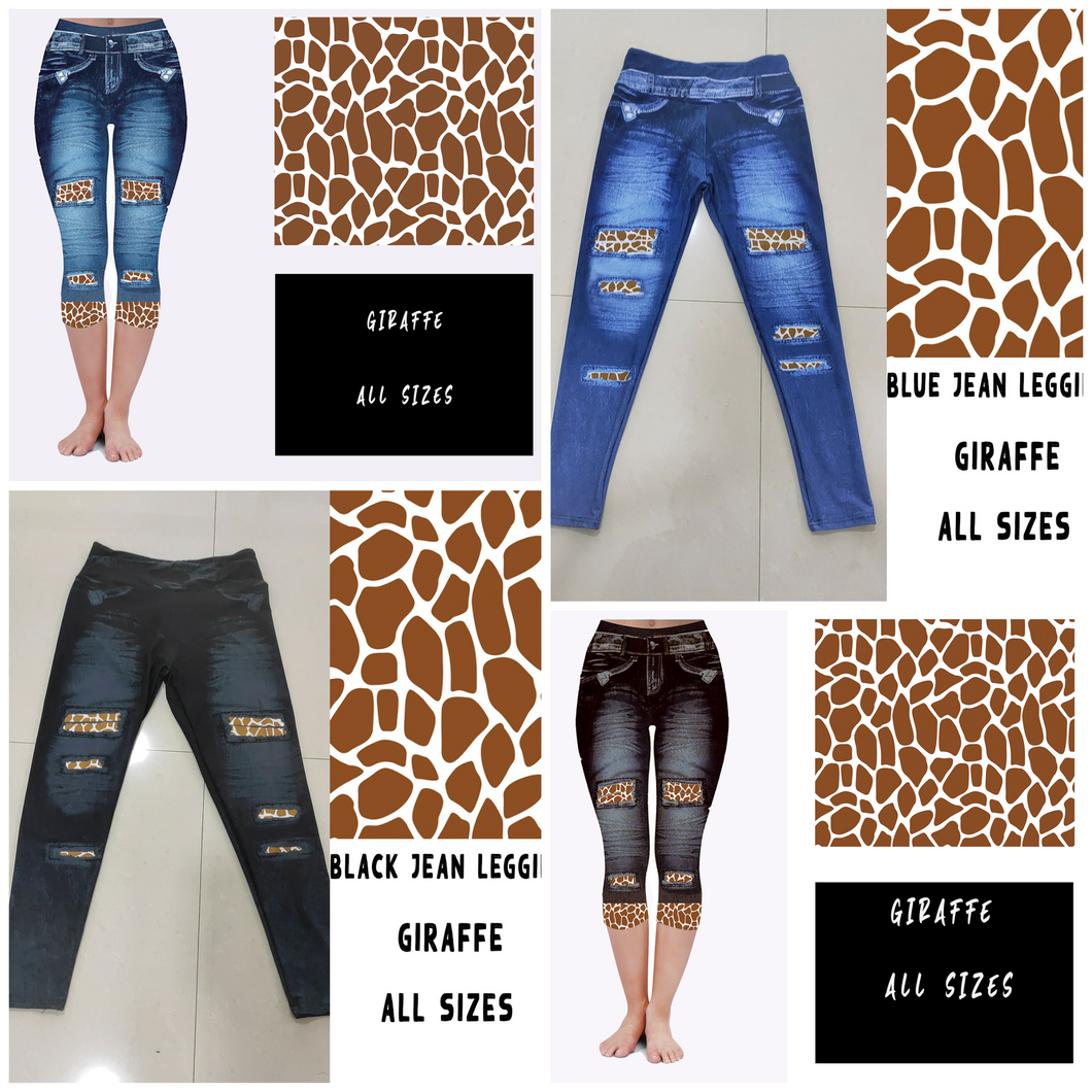 LEGGING JEAN RUN-GIRAFFE (ACTIVE BACK POCKETS)