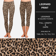 Load image into Gallery viewer, RTS - Leopard Print Leggings w/ Pockets
