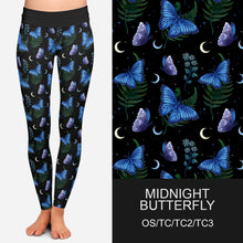 Load image into Gallery viewer, RTS - Midnight Butterfly Leggings
