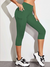 Load image into Gallery viewer, SPC RUN-OLIVE GREEN- POCKET CAPRI- 2 OPTION
