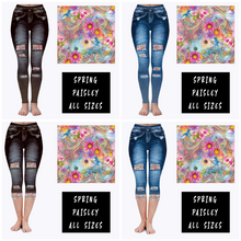 Load image into Gallery viewer, LEGGING JEAN RUN-SPRING PAISLEY (ACTIVE BACK POCKETS)
