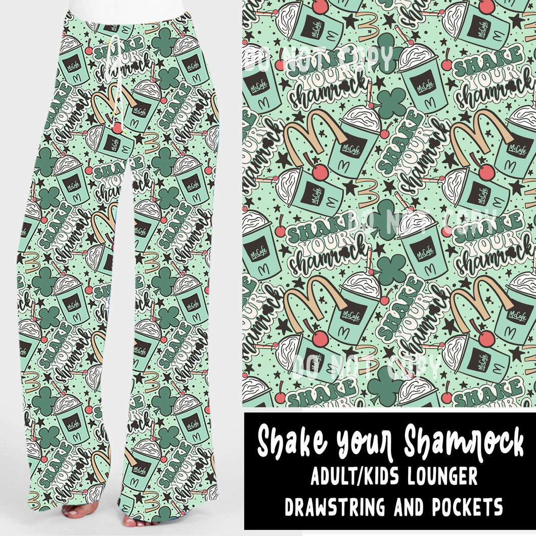 SPRING BASH RUN-SHAKE YOUR SHAMROCK ADULT/KIDS LOUNGER