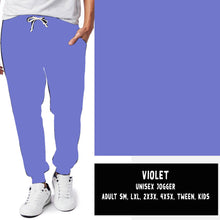 Load image into Gallery viewer, SOLIDS RUN-VIOLET LEGGINGS/JOGGERS
