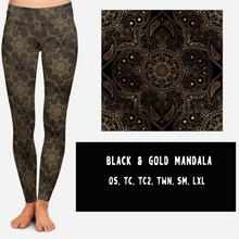 Load image into Gallery viewer, BLACK &amp; GOLD MANDALA
