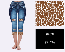 Load image into Gallery viewer, LEGGING JEAN RUN-GIRAFFE (ACTIVE BACK POCKETS)
