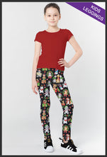 Load image into Gallery viewer, RTS - Kids Merry Pawmas Leggings w/ Side Pockets
