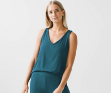 Load image into Gallery viewer, LC RUN- TEAL LOUNGE TANK
